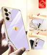 Huse pentru Samsung Galaxy A54 5G, Electro heart, violet + 2x sticlă 9H