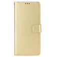 Cu clapetă pentru T Phone 2 5G, Crazy Horse Wallet, de aur