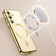 Husă pentru Samsung Galaxy A05s, Electro MagSafe, de aur + Sticlă pentru ecran