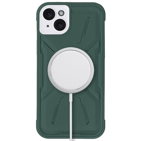 Husă pentru iPhone 15 Plus, ERBORD Armor Mag, verde