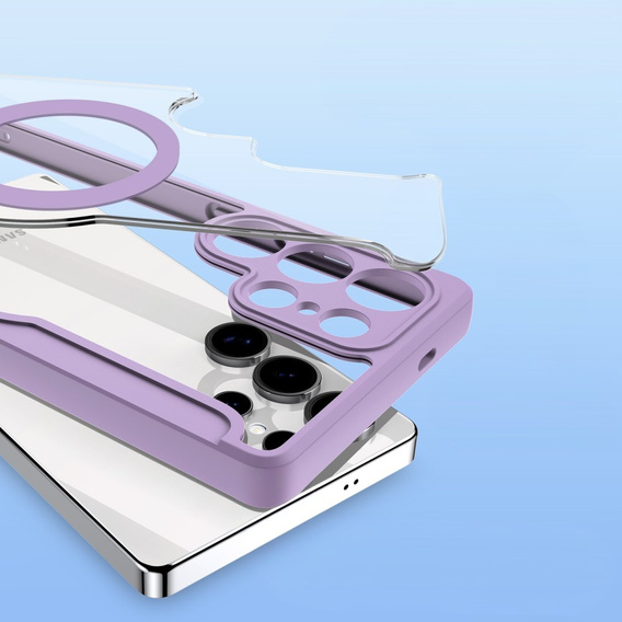 Dux Ducis Huse pentru Samsung Galaxy S25 Ultra, Skin X Pro, MagSafe, violet