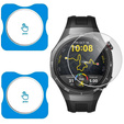 2x ERBORD sticlă călită pentru Huawei Watch GT 5 Pro 46mm, cu cadru de montare