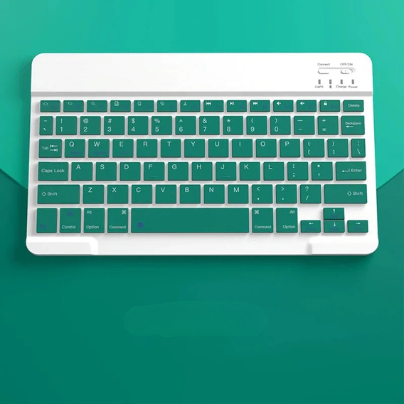 Set tastatură wireless și mouse Bluetooth pentru Android/Windows, verde închis