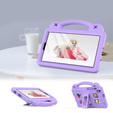 Husă pentru copii pentru Samsung Galaxy Tab A7 Lite 8.7 T220/T225, Cute Patterns, cu suport, violet
