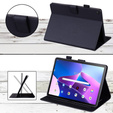 Husă pentru Lenovo Tab M10 Plus 10.6 Gen 3, cu clapetă, animal, negru
