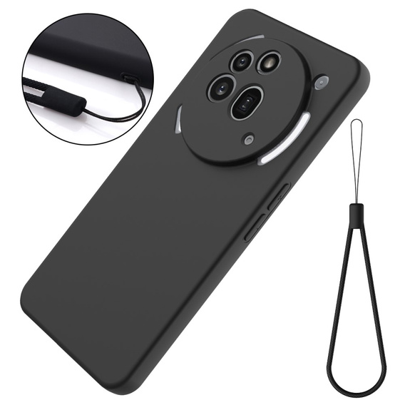 Husa pentru Nothing Phone 3a Pro, Silicone Lite, negru