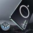 Carcasă de protecție pentru camera foto pentru Samsung Galaxy Note 10+ Plus, CamShield MagSafe, transparent / verde