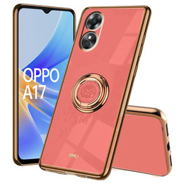 Huse pentru Oppo A17, Electro Ring, roșu