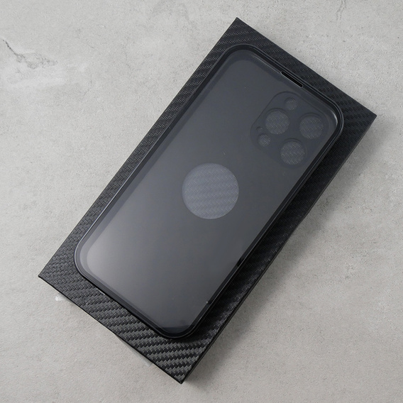 Husă pentru iPhone 13 Pro Max, Dual Glass, pentru Magsafe, negru