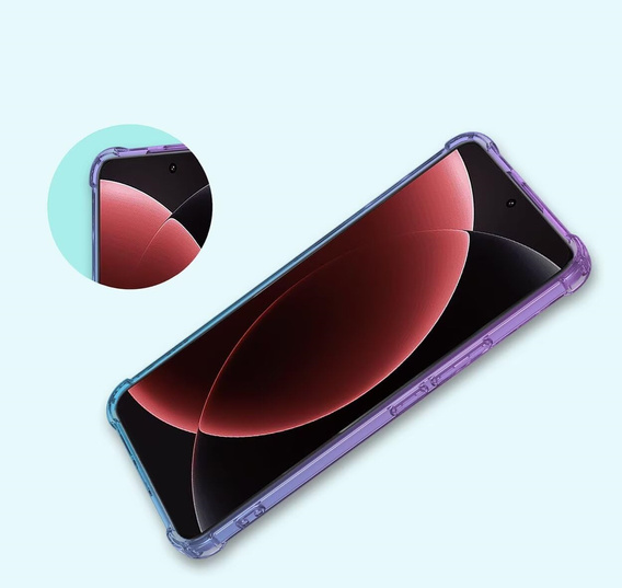 Husa pentru Xiaomi 15 Ultra, Gradient Dropproof, Violet / albastru