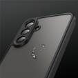 Carcasă Matt pentru Samsung Galaxy A17 5G, fumurie cu margini negre