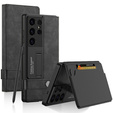 Husă cu clapetă pentru Samsung Galaxy S25 Ultra, GKK Card Slot Wallet, negru