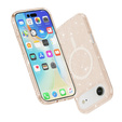 Husă pentru iPhone Air, pentru MagSafe, glitter, aur translucid