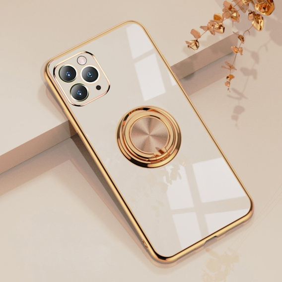 Huse pentru iPhone 11 Pro, Electro Ring, roz rose gold