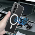 Husă pentru Samsung Galaxy S25 FE, Fusion Hybrid Case, pentru MagSafe, transparentă
