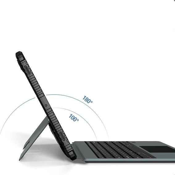 Carcasă + tastatură Galaxy Tab S9+, NILLKIN Bumper Pen Slot, negru