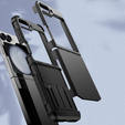 Husa blindată pentru Samsung Galaxy Z Flip7 FE / Z Flip6, Armorl Shockproof, negru