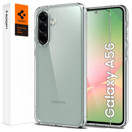 Carcasa Spigen pentru Samsung Galaxy A56 5G, Ultra Hybrid, transparentă + sticlă temperată 9H