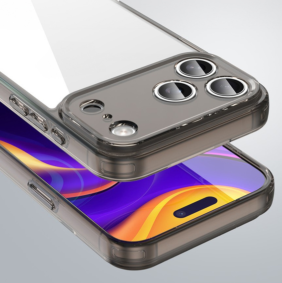 Husă din silicon cu spate rigid pentru iPhone 17 Pro