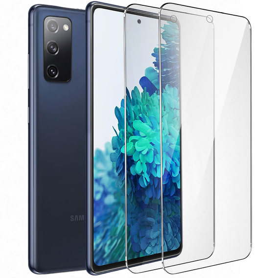 2x sticlă călită pentru Samsung Galaxy S20 FE, ERBORD 9H Hard Glass pe ecran