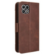 Cu clapetă pentru T Phone 2 5G, Card Slot, maro