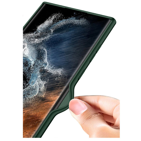 Huse pentru Samsung Galaxy S24 Ultra, GKK Slim CamShield, verde