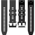 Curea de silicon pentru Garmin Fenix 7 / Forerunner 965 / 955 / 945 / 935, gri / negru