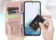 Cu clapetă pentru Samsung Galaxy A36, Butterfly, roz rose gold