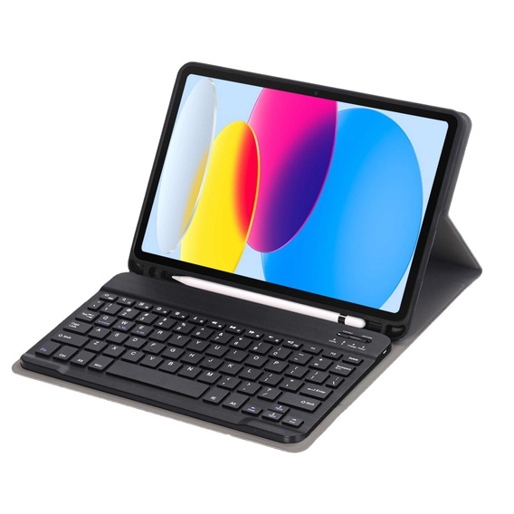 Carcasă + tastatură iPad 10.9 2022 10 Gen, Pen Slot, negru