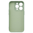 Husa pentru iPhone 15 Pro Max, Silicone Lite, verde