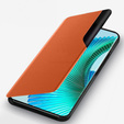 Husă cu clapetă pentru Honor Magic 6 Lite 5G, Side View, portocaliu