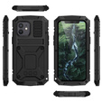 Husă blindată pentru iPhone 12 Mini, R-JUST, negru