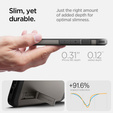 Carcasa Spigen pentru iPhone 16E, Tough Armor Mag MagSafe, gri + 9H Tempered Glass