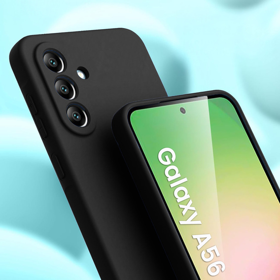 Husa pentru Samsung Galaxy A56 5G, Silicone Lite, negru