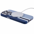 Carcasa pentru iPhone 14 Pro Max, Carbon Fiber MagSafe, albastru