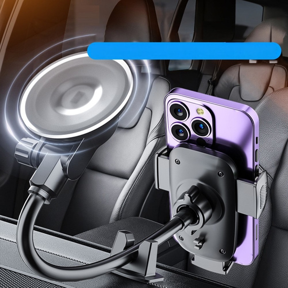 Suport auto pentru parbriz Braț lung 30 cm pentru telefoane de 4,7–7 inci