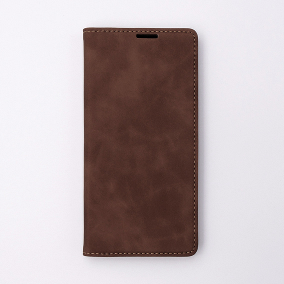 Husă pentru Motorola Edge 40, ERBORD Vintage, portofel cu clapetă, cafea