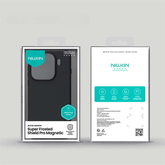 Husă Nillkin Frosted Shield Pro MagSafe pentru Oppo Find X9 Pro