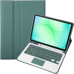 Husă cu tastatură Bluetooth și touchpad pentru Samsung Galaxy Tab A11+