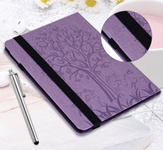 Carcasă cu clapetă pentru Realme Pad 10.4, tree, violet