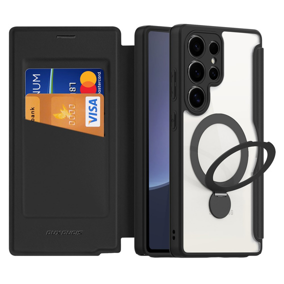 Dux Ducis Huse pentru Samsung Galaxy S25 Ultra, Skin X Pro, MagSafe, negru