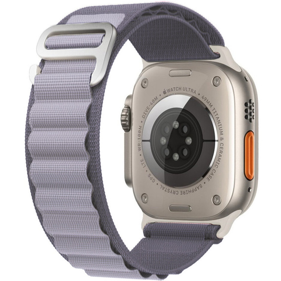 Curea din nailon pentru Apple Watch 1/2/3/4/5/6/7/8/SE/ULTRA 42/44/45/49mm, gri