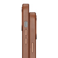 Huse pentru iPhone 14, Dux Ducis Max Naples, maro