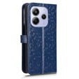 Husa cu clapetă pentru Xiaomi Redmi Note 14 4G, Wallet Rhombus, albastru
