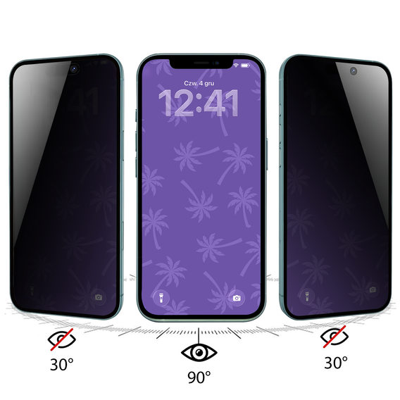 Sticlă temperată Shy Palm Privacy pentru iPhone 11 Pro Max