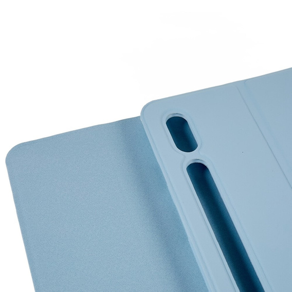 Carcasă + tastatură Samsung Galaxy Tab S7 T870/T875 / S8, Pen Slot, albastru