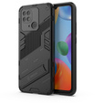 Husa pentru Xiaomi Redmi 10C, Military kickstand, albastru