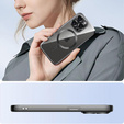 Husă pentru iPhone 15 Pro Max, Electro MagSafe, negru + Sticlă pentru ecran