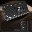 Husă blindată pentru Nothing Phone 3A Pro, CamShield Slide, negru