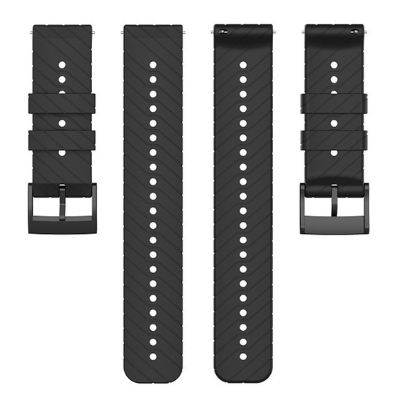 Curea universală din silicon 22mm, negru